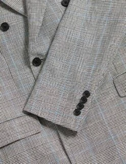 Slim Fit Wool Blend Check Suit Jacket 25 Slim Fit Wool Blend Check Suit Jacket -Marksandspencer Sale Store slim fit wool blend check suit jacket 9