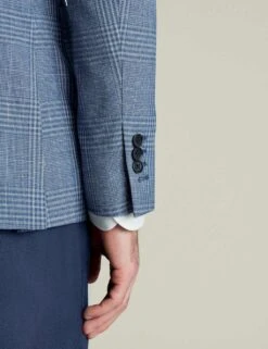 Slim Fit Wool Rich Linen Blend Check Jacket -Marksandspencer Sale Store slim fit wool rich linen blend check jacket 7