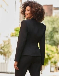 Hourglass Tailored Blazer -Marksandspencer Sale Store slim tailored single breasted blazer 3