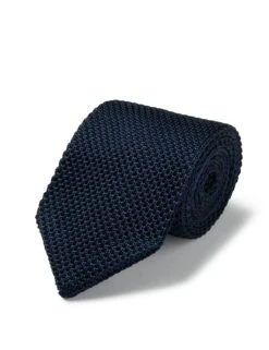 Slim Textured Pure Silk Knitted Tie -Marksandspencer Sale Store slim textured pure silk knitted tie 5