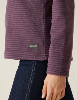 Regatta Solenne Striped Funnel Neck Half Zip Fleece -Marksandspencer Sale Store solenne striped funnel neck half zip fleece 13