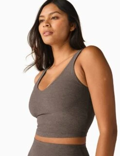 Beyond Yoga Spacedye Good Day V-Neck Crop Vest Top -Marksandspencer Sale Store spacedye good day v neck crop vest top 6