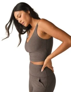 Beyond Yoga Spacedye Good Day V-Neck Crop Vest Top -Marksandspencer Sale Store spacedye good day v neck crop vest top 8