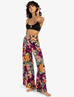 Billabong Split Spirit Floral Split Front Beach Trousers -Marksandspencer Sale Store split spirit floral split front beach trousers 4