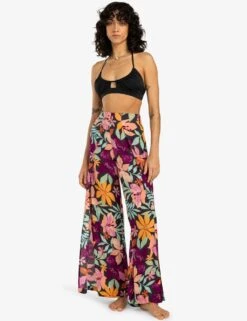 Billabong Split Spirit Floral Split Front Beach Trousers -Marksandspencer Sale Store split spirit floral split front beach trousers 7