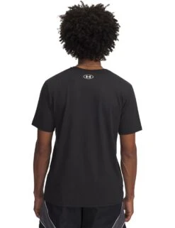 Under Armour Stacked Logo Cotton Rich Crew Neck T-Shirt -Marksandspencer Sale Store stacked logo cotton rich crew neck t shirt 2