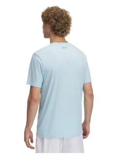 Under Armour Stacked Logo Cotton Rich Crew Neck T-Shirt -Marksandspencer Sale Store stacked logo cotton rich crew neck t shirt 4