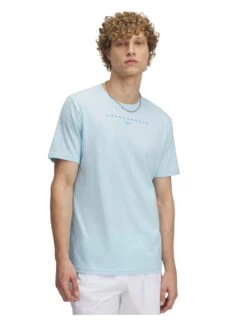 Under Armour Stacked Logo Cotton Rich Crew Neck T-Shirt -Marksandspencer Sale Store stacked logo cotton rich crew neck t shirt 5