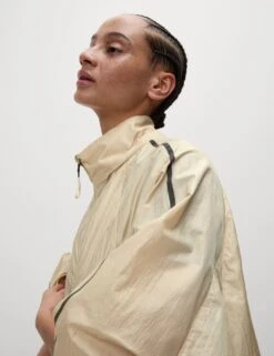 Packable Iridescent Hooded Parka With Stormwear™ -Marksandspencer Sale Store stormwear iridescent hooded parka 1