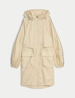 Packable Iridescent Hooded Parka With Stormwear™ -Marksandspencer Sale Store stormwear iridescent hooded parka 7