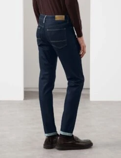 Straight Fit Japanese Selvedge Jeans -Marksandspencer Sale Store straight fit selvedge jeans 11
