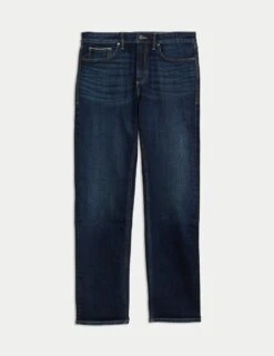 Straight Fit Japanese Selvedge Jeans -Marksandspencer Sale Store straight fit selvedge jeans 6