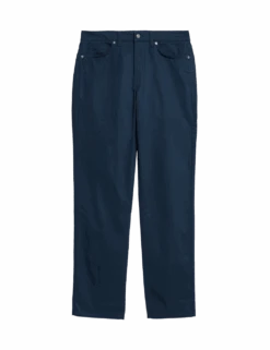 Straight Fit Textured 5 Pocket Trousers -Marksandspencer Sale Store straight fit textured 5 pocket trousers