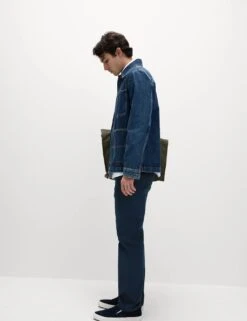 Straight Fit Textured 5 Pocket Trousers -Marksandspencer Sale Store straight fit textured 5 pocket trousers 7