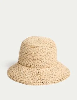 Straw Chunky Woven Hat -Marksandspencer Sale Store straw chunky woven hat 1