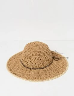 Straw Crochet Embellished Wide Brim Hat -Marksandspencer Sale Store straw crochet embellished wide brim hat 5