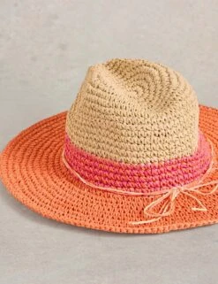 WHITE STUFF Straw Fedora Hat 6 WHITE STUFF Straw Fedora Hat -Marksandspencer Sale Store straw fedora hat 2