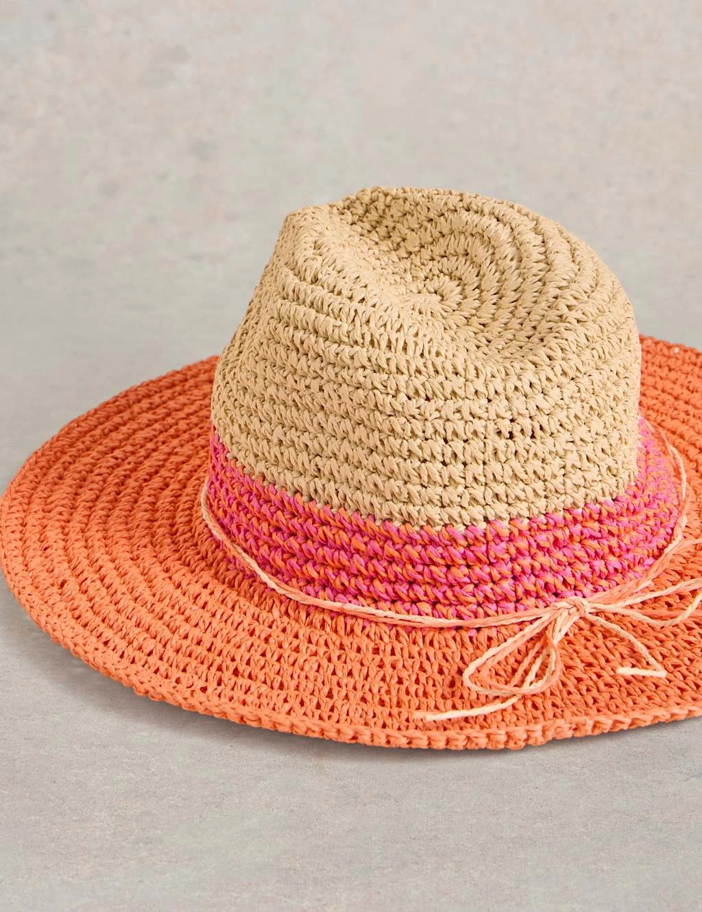 WHITE STUFF Straw Fedora Hat 3 WHITE STUFF Straw Fedora Hat - Image 3