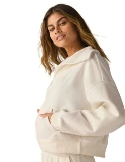 Beyond Yoga Street Smart Cotton Rich Collared Sweatshirt -Marksandspencer Sale Store street smart cotton rich collared sweatshirt 11