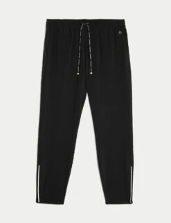 Stretch Drawstring Zip Pocket Joggers -Marksandspencer Sale Store stretch drawstring zip pocket joggers 15
