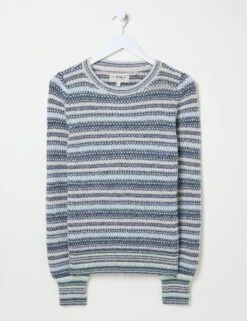 Striped Crew Neck Jumper -Marksandspencer Sale Store striped crew neck jumper 9