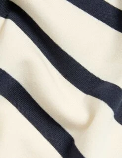 Striped Knitted Collared Button Front Cardigan -Marksandspencer Sale Store striped knitted collared button front cardigan 8