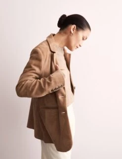 Jaeger Suede Blazer -Marksandspencer Sale Store suede blazer 10