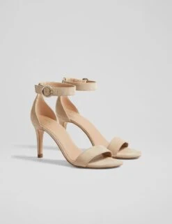 Suede Buckle Ankle Strap Stiletto Heel Sandals -Marksandspencer Sale Store suede buckle ankle strap stiletto heel sandals 6