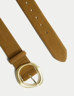 Suede Feature Buckle Jeans Belt -Marksandspencer Sale Store suede feature bucke jeans belt 3