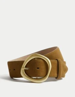 Suede Feature Buckle Jeans Belt -Marksandspencer Sale Store suede feature bucke jeans belt 4