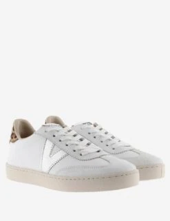 VICTORIA Berlin Metallic Leather Trainers -Marksandspencer Sale Store suede lace up metallic trainers