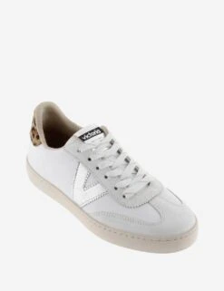 VICTORIA Berlin Metallic Leather Trainers -Marksandspencer Sale Store suede lace up metallic trainers 3