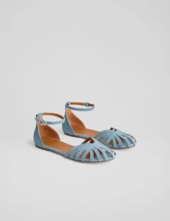 Suede Plaited Ankle Strap Flat Sandals 14 Suede Plaited Ankle Strap Flat Sandals -Marksandspencer Sale Store suede plaited ankle strap flat sandals 6