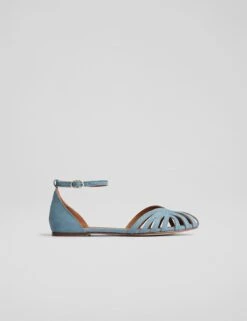 Suede Plaited Ankle Strap Flat Sandals 15 Suede Plaited Ankle Strap Flat Sandals -Marksandspencer Sale Store suede plaited ankle strap flat sandals 7