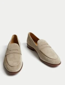 Suede Slip-On Loafers -Marksandspencer Sale Store suede slip on loafers 13