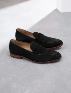 Suede Slip-On Loafers -Marksandspencer Sale Store suede slip on loafers 16