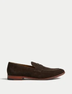 Suede Slip-On Loafers -Marksandspencer Sale Store suede slip on loafers 8