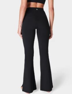 Sweaty Betty Super Soft High Waisted Flared Trousers -Marksandspencer Sale Store super soft high waisted flared trousers 10