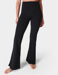 Sweaty Betty Super Soft High Waisted Flared Trousers -Marksandspencer Sale Store super soft high waisted flared trousers 6