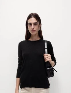 Supersoft Crew Neck Jumper -Marksandspencer Sale Store supersoft crew neck jumper 13