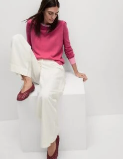 Supersoft Tipped Detail Relaxed Jumper -Marksandspencer Sale Store supersoft tipped detail relaxed jumper 9