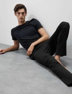 Pima® Cotton Modal Pyjama Bottoms -Marksandspencer Sale Store supima cotton blend pyjama bottoms 7