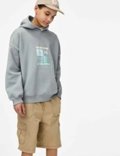 Surf Club Graphic Hoodie (6-16 Yrs) -Marksandspencer Sale Store surf club graphic hoodie 6 16 yrs 1 9