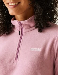 Regatta Sweethart Funnel Neck Half Zip Fleece -Marksandspencer Sale Store sweethart funnel neck half zip fleece 13