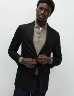 Tailored Fit Cotton Rich Laundered Jacket -Marksandspencer Sale Store tailored fit cotton rich laundered jacket 15