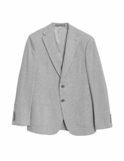 Tailored Fit Cotton Rich Puppytooth Blazer 37 Tailored Fit Cotton Rich Puppytooth Blazer -Marksandspencer Sale Store tailored fit cotton rich puppytooth blazer 1