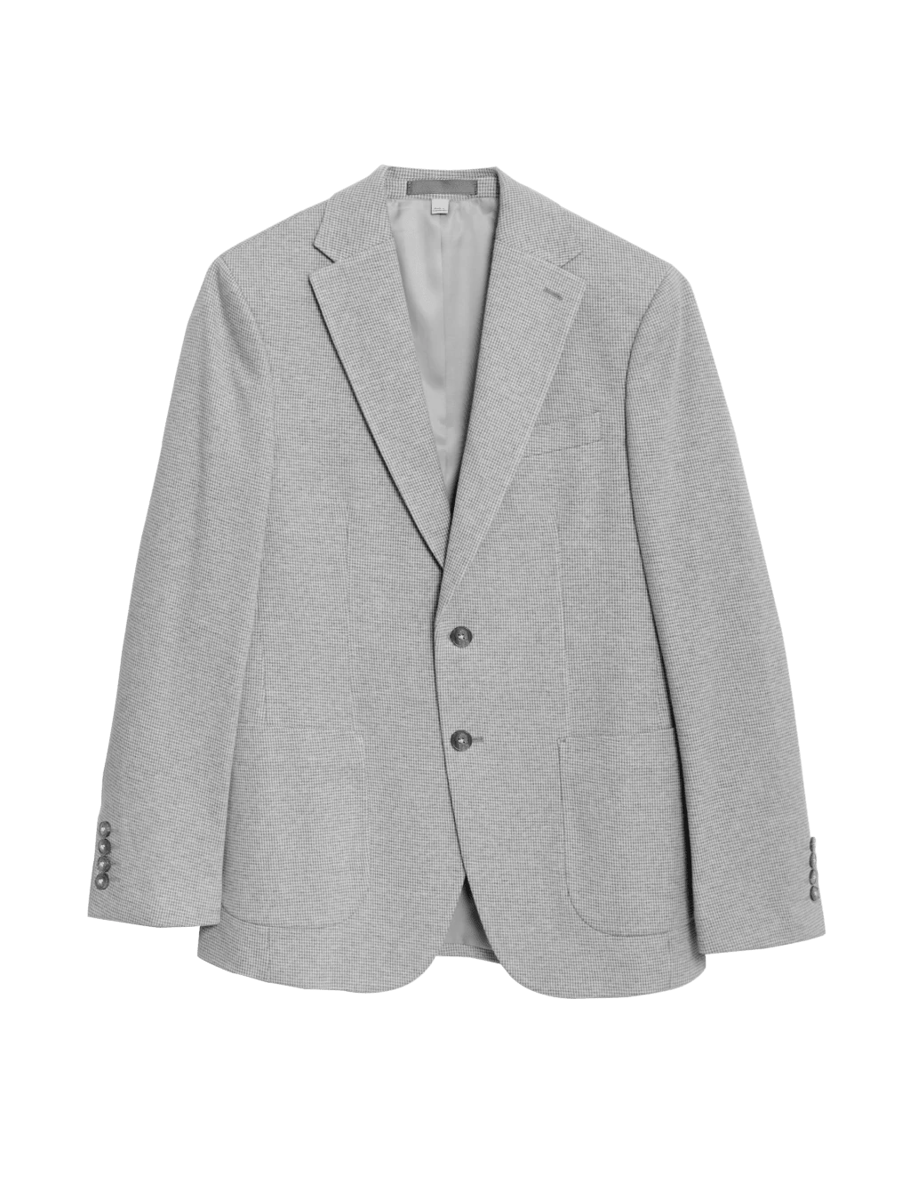Tailored Fit Cotton Rich Puppytooth Blazer 18 Tailored Fit Cotton Rich Puppytooth Blazer - Image 18