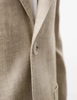 Tailored Fit Italian Linen Blend Twill Blazer -Marksandspencer Sale Store tailored fit linen blend twill suit jacket 4