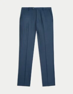 Jaeger Tailored Fit Pure Wool Textured Suit Trousers -Marksandspencer Sale Store tailored fit pure wool textured suit trousers 15