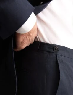 Jaeger Tailored Fit Silk & Linen Blend Suit Trousers -Marksandspencer Sale Store tailored fit silk linen blend trousers 5